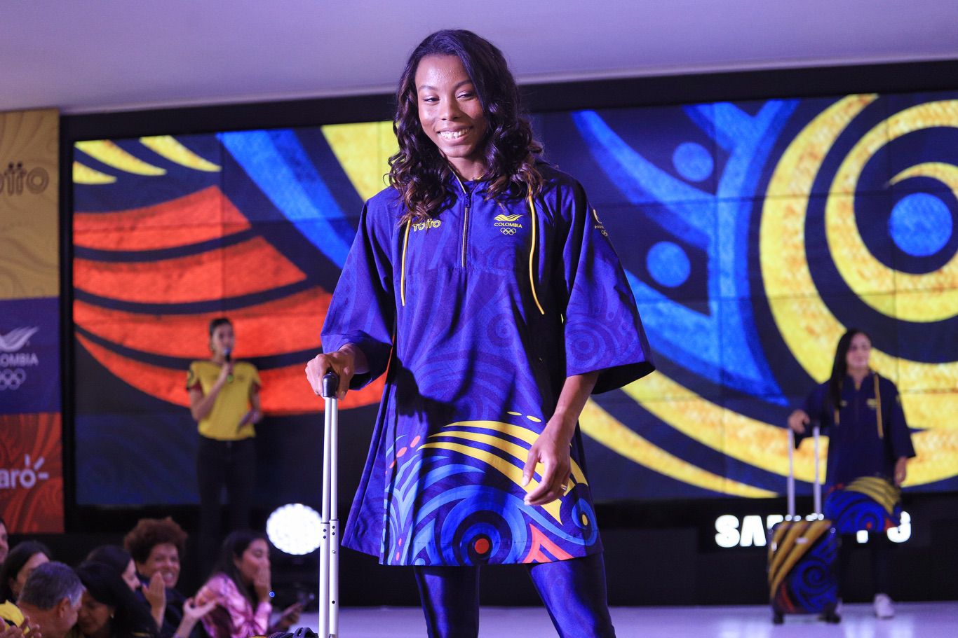 Presentación de los uniformes oficiales que usará la delegación de deportistas colombianos en los Juegos Olímpicos París 2024