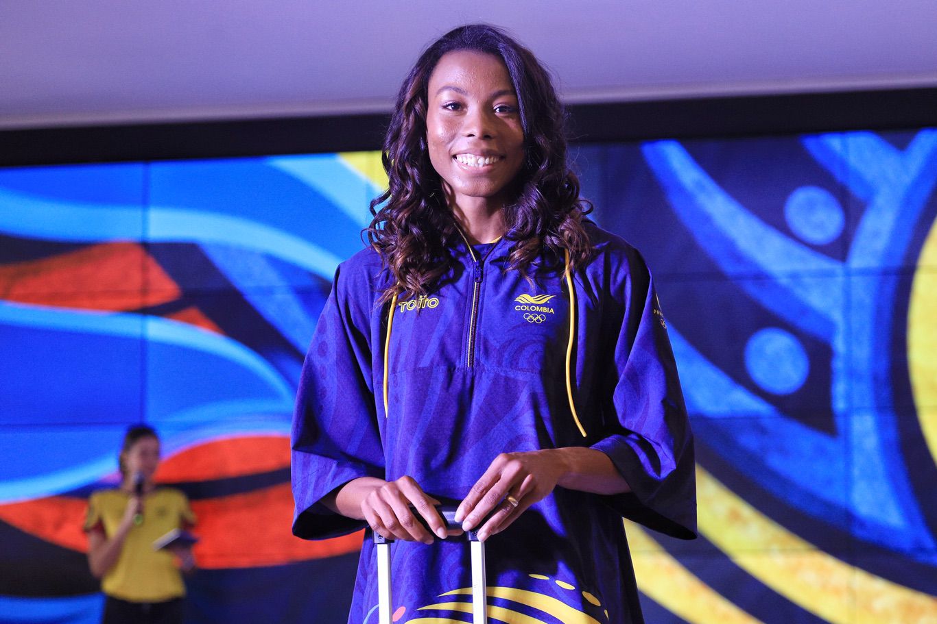 Presentación de los uniformes oficiales que usará la delegación de deportistas colombianos en los Juegos Olímpicos París 2024