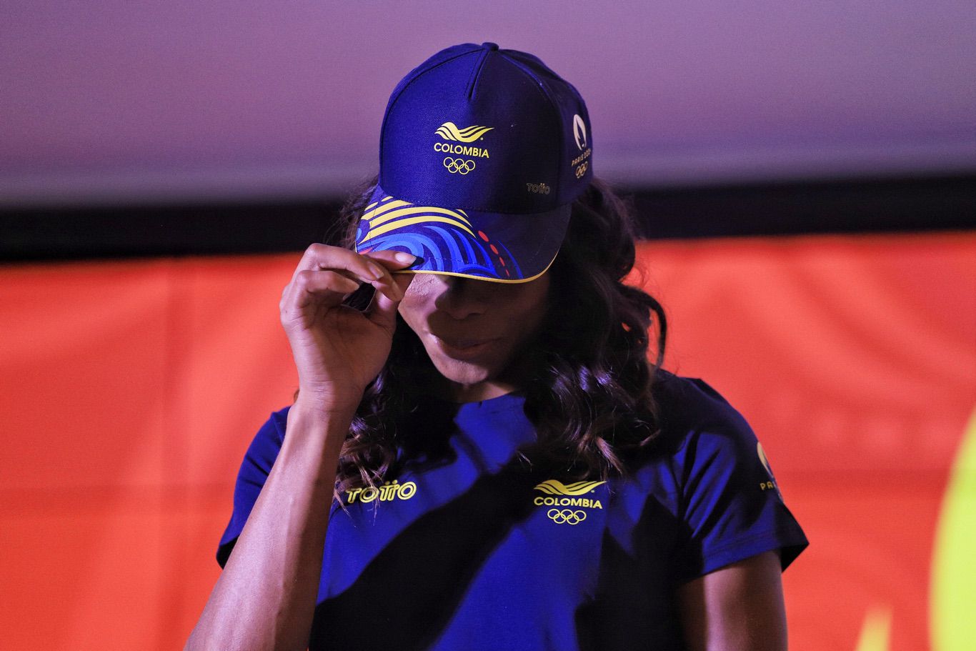 Presentación de los uniformes oficiales que usará la delegación de deportistas colombianos en los Juegos Olímpicos París 2024