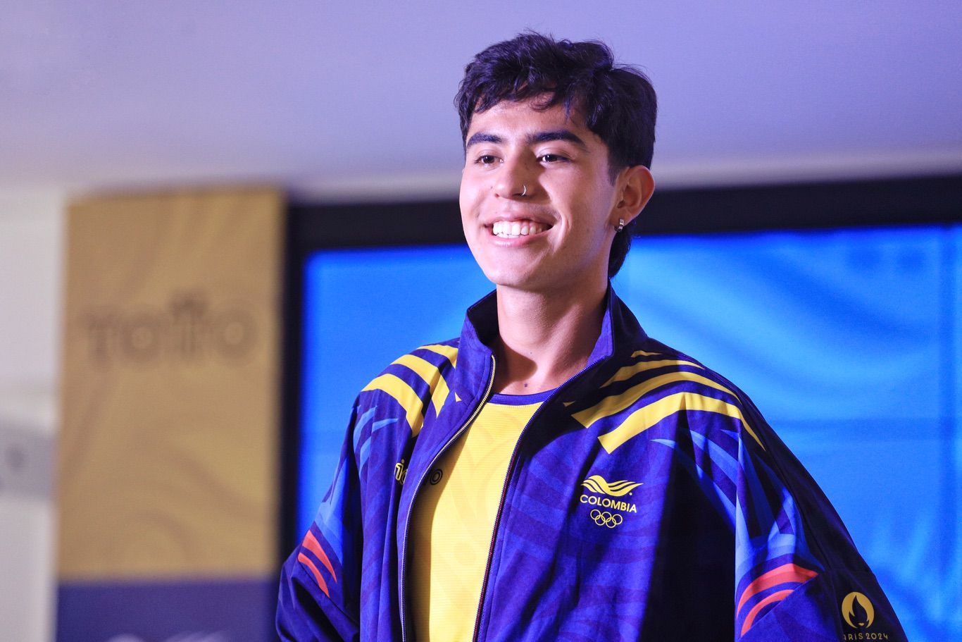Presentación de los uniformes oficiales que usará la delegación de deportistas colombianos en los Juegos Olímpicos París 2024