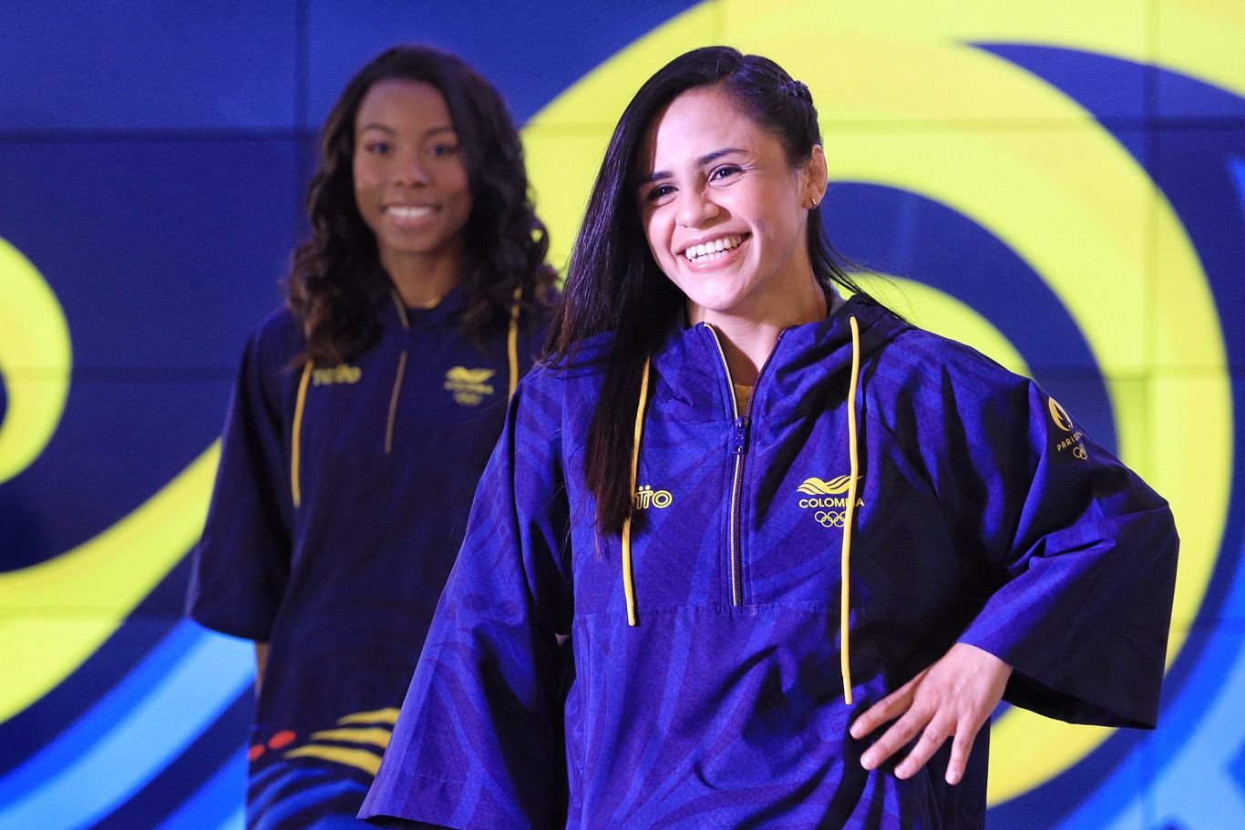 Presentación de los uniformes oficiales que usará la delegación de deportistas colombianos en los Juegos Olímpicos París 2024