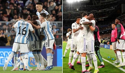 Selección Argentina y Real Madrid