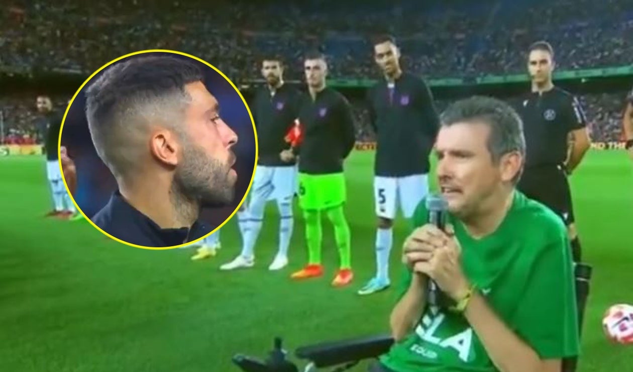 Unzúe y Jordi Alba