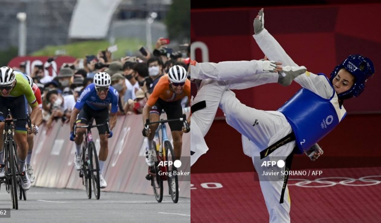 Rigoberto Urán y Andrea Ramírez en los Juegos Olímpicos