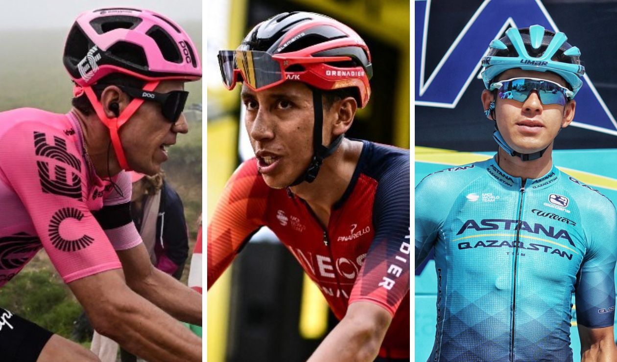 Rigoberto Urán, Egan Bernal y Harold Tejada - Tour de Francia 2023