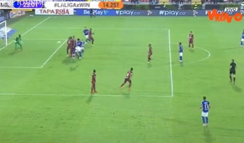 Fernando Uribe, delantero de Millonarios