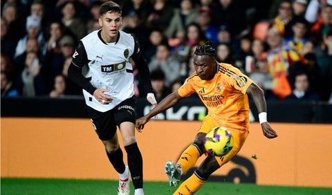 Valencia vs Real Madrid, Liga de España