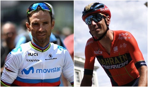 Alejandro Valverde y Vincenzo Nibali