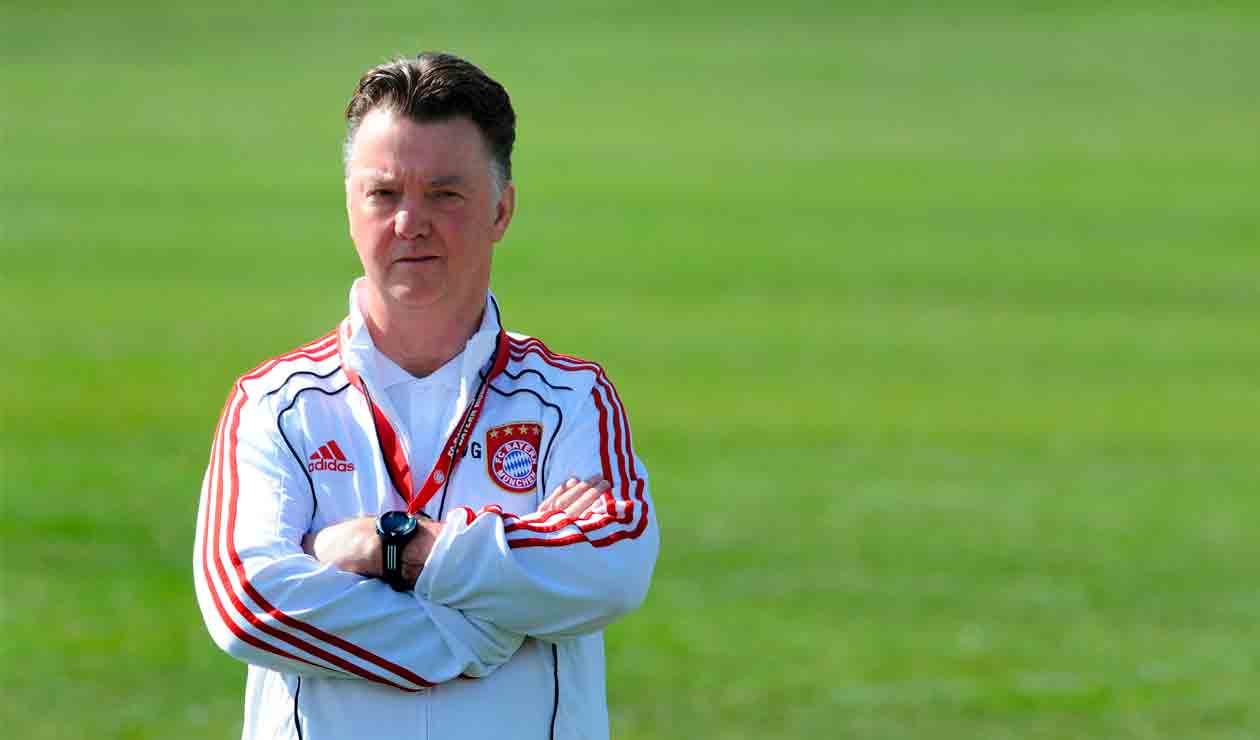 Louis van Gaal en su época como entrenador del Bayern Munich