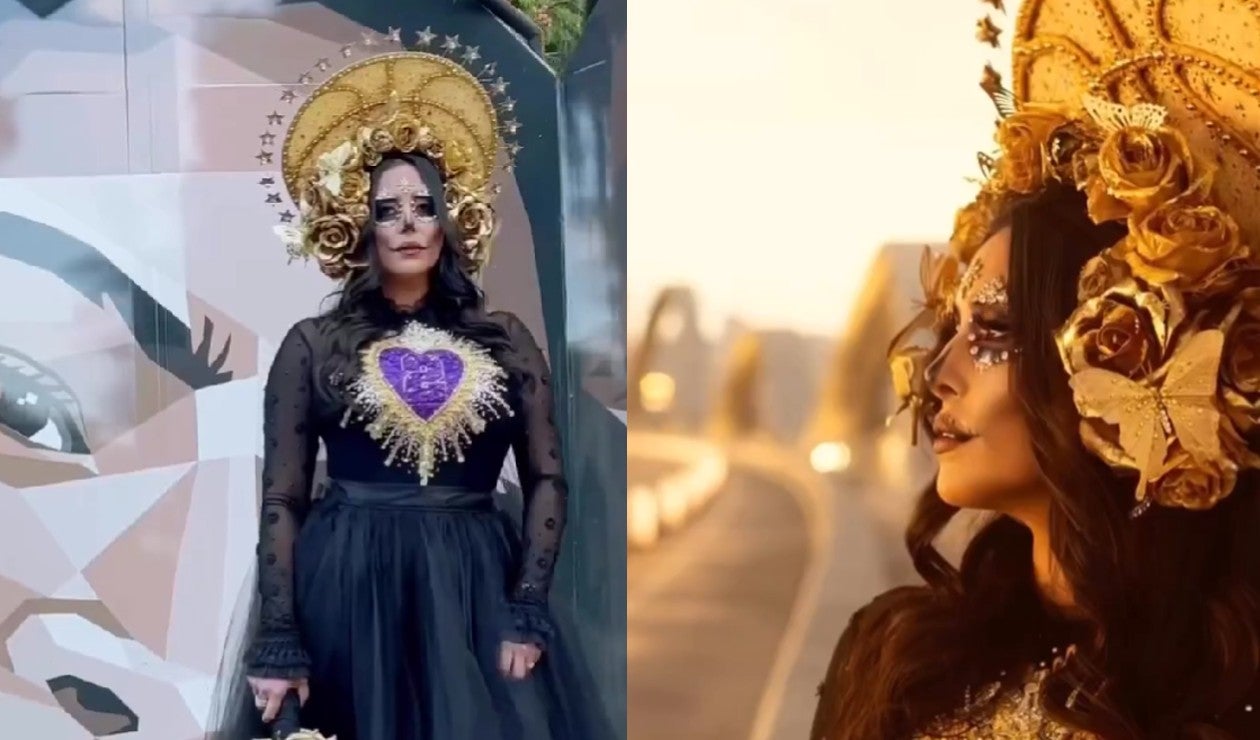 Vanessa Bryan hace homenaje a Kobe y su hija en el día de los muertos