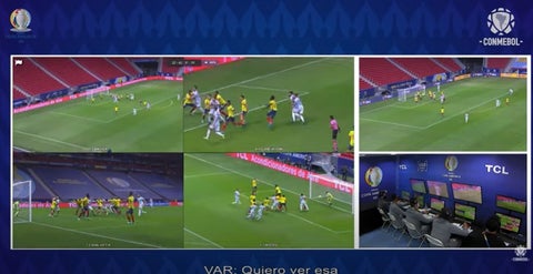 VAR Colombia vs Argentina - Copa América