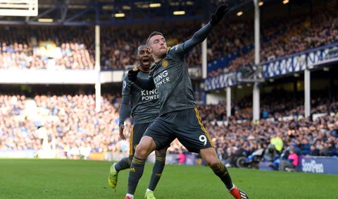 Jamie Vardy, delantero del Leicester City