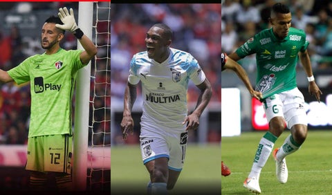 Camilo Vargas, Fabián Castillo y William Tesillo