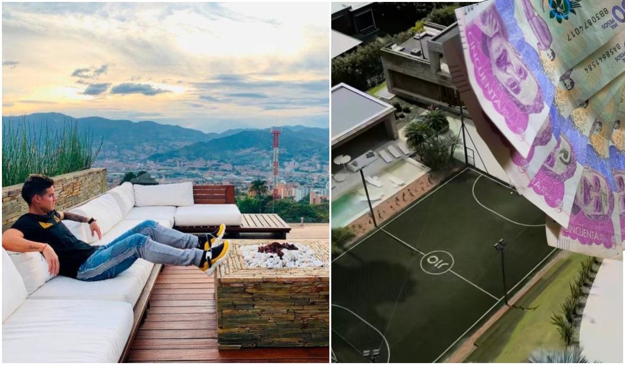 Revelan los lujos de la mansión que vende James en Envigado [VIDEO]