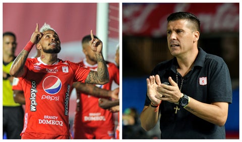 Duván Vergara y Juan Cruz Real