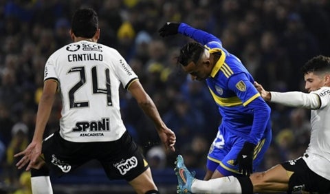 Víctor Cantillo en Copa Libertadores vs Boca Juniors