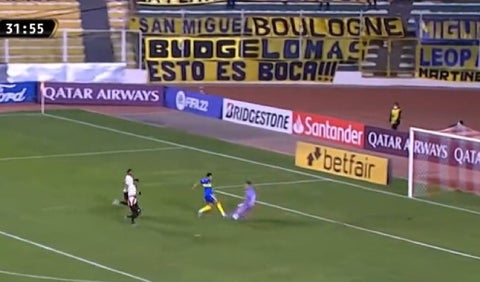 El polémico penalti a favor de Boca, que puede complicar al Cali en Copa.