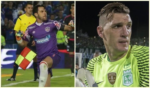 Sebastián Viera y Franco Armani