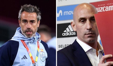 Jorge Vilda y Luis Rubiales, Federación Española de Fútbol