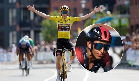 Jonas Vingegaard y Egan Bernal