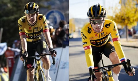 Jonas Vingegaard y Primoz Roglic