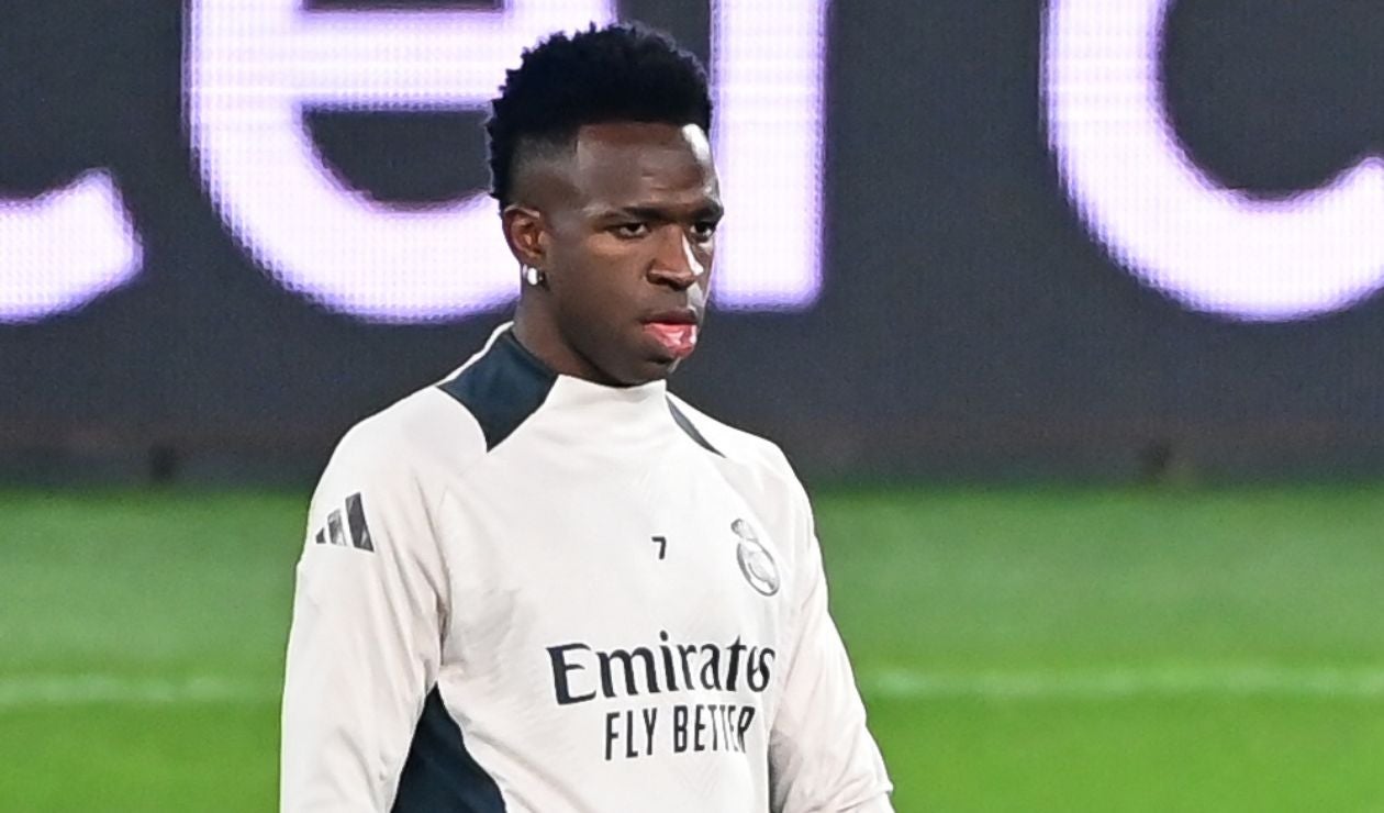 Vinícius con el Real Madrid