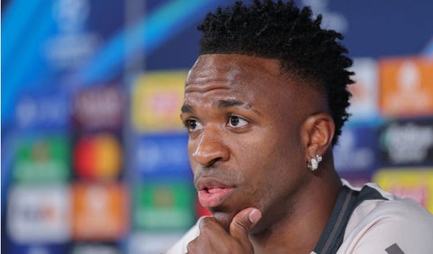 Vinícius con el Real Madrid