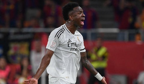Vinícius con el Real Madrid