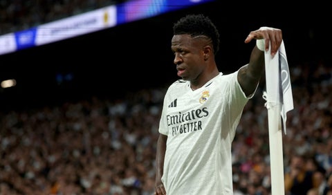 Vinícius con el Real Madrid