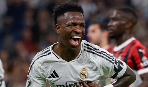 Vinícius con el Real Madrid