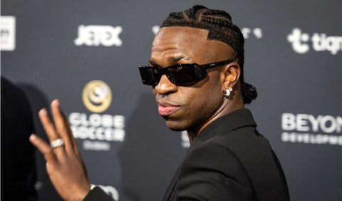 Vini Jr en los Globe Soccer Awards