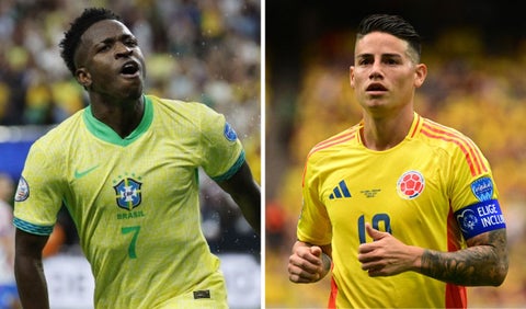 Vinicius vs James Rodríguez
