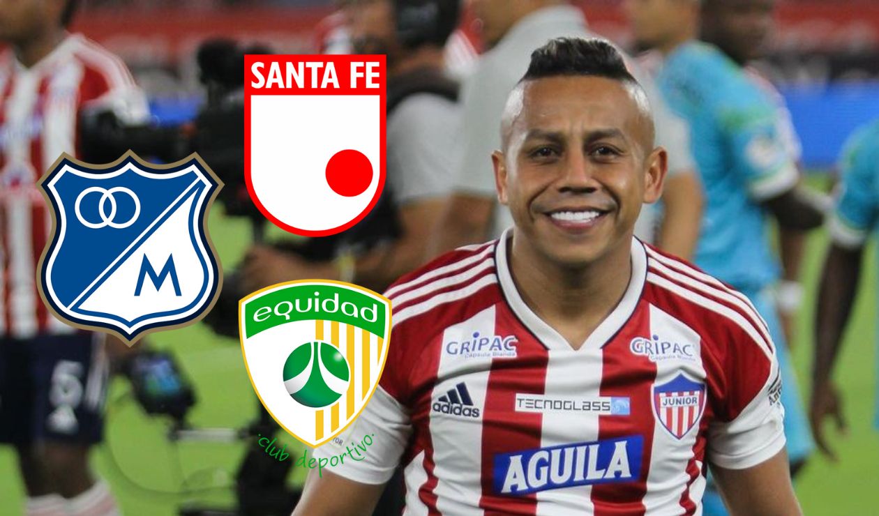 Vladimir Hernández con equipos del fútbol colombiano