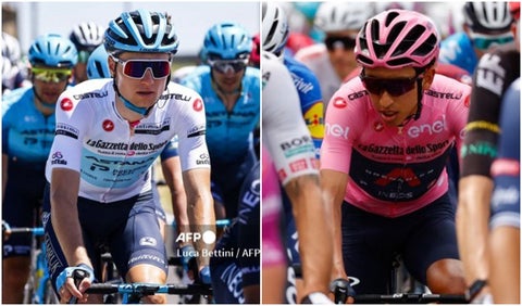 Alexander Vlasov y Egan Bernal