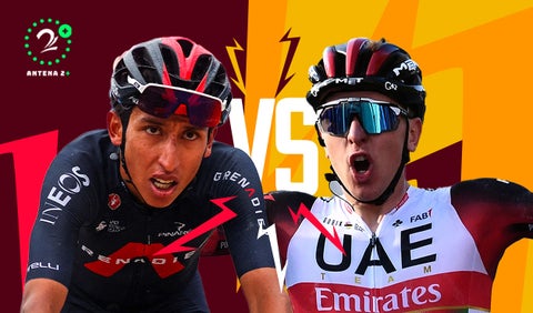 Egan Bernal, Tadej Pogacar, Tour de los Emiratos