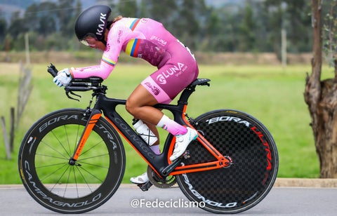 Miryam Núñez, ciclista ecuatoriana