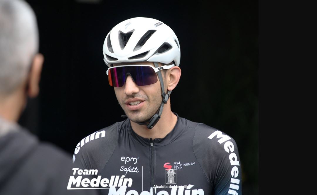 Walter Vargas, ciclista del Team Medellín
