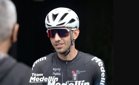Walter Vargas, ciclista del Team Medellín
