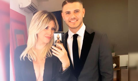 Wanda Nara y Mauro Icardi, la pareja de moda en el fútbol italiano