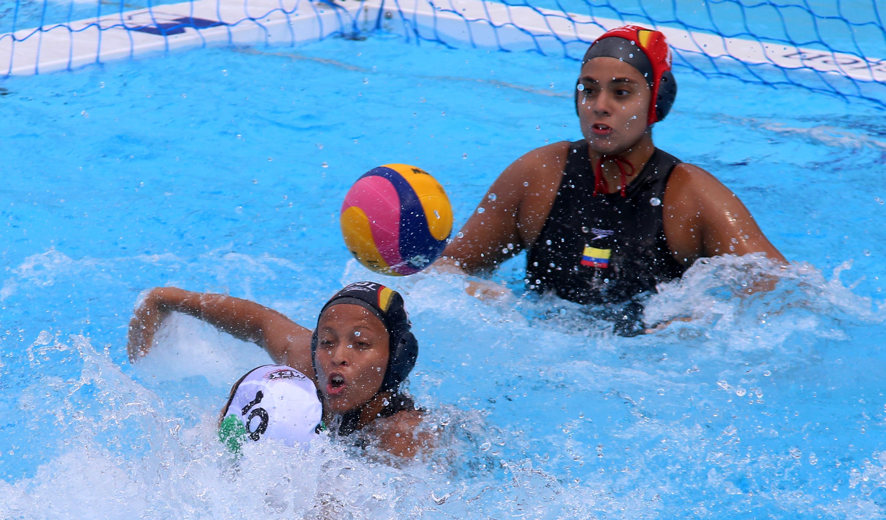 Colombia vs México en Waterpolo