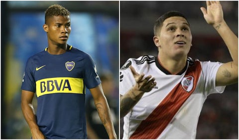 Wilmar Barrios y Juan Fernando Quintero