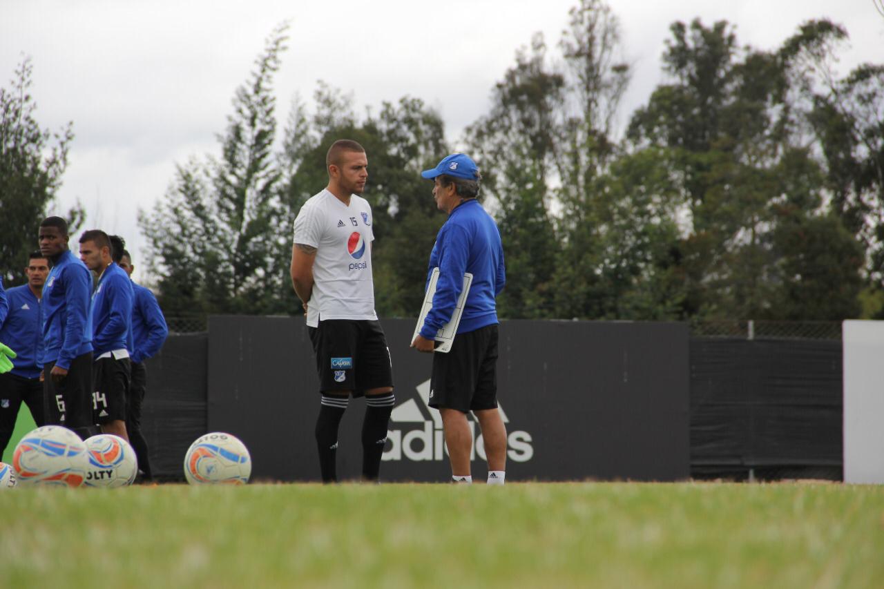 Millonarios en su primer entrenamiento en 2019