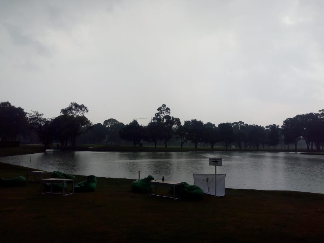 Fuertes lluvias en el Country Club de Bogotá