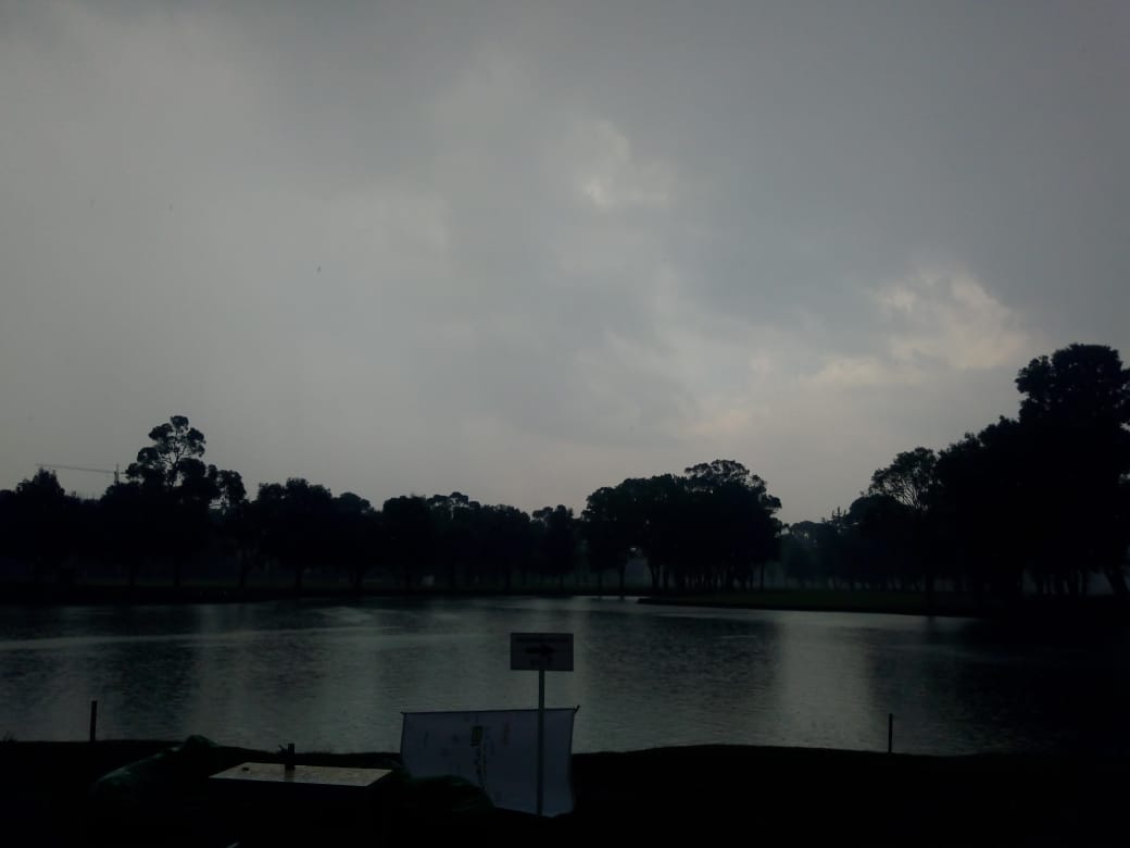 Fuertes lluvias en el Country Club de Bogotá