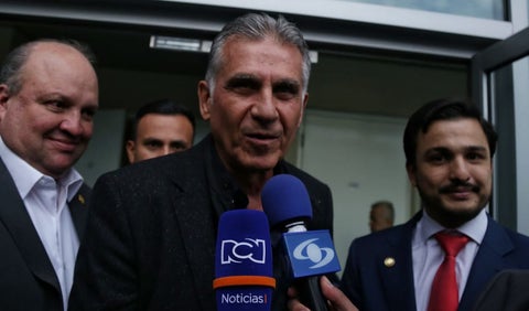 Carlos Queiroz llegó al país para ser anunciado como entrenador de la Selección Colombia.