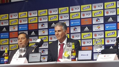 Carlos Queiroz dirigirá su primer partido con Colombia en marzo. Serán frente a Japón.