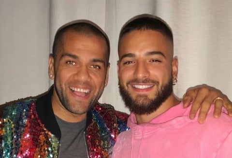 Dani Alves y Maluma