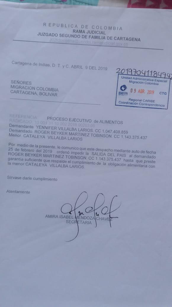 Migración Colombia Roger Martínez