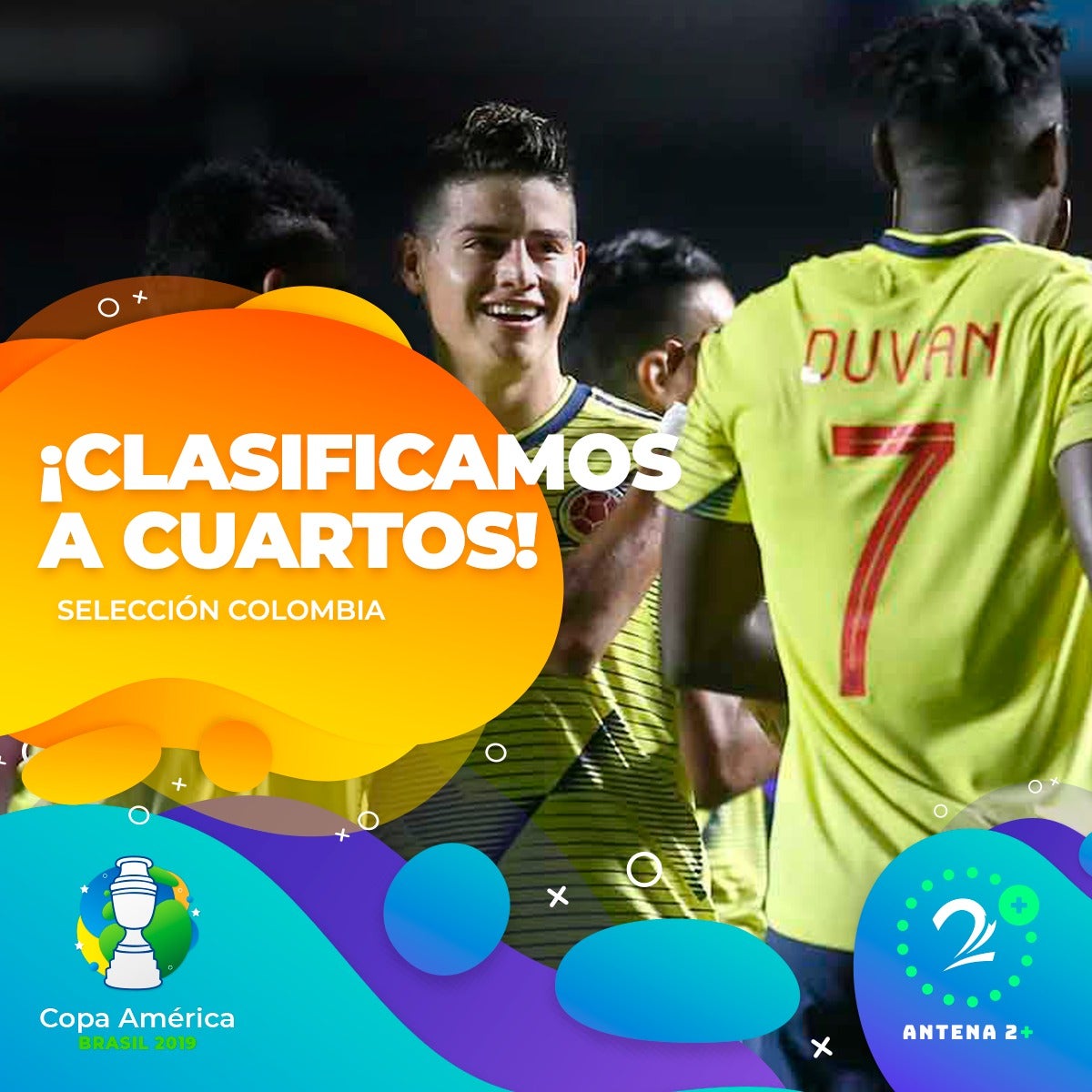 James figura Copa América