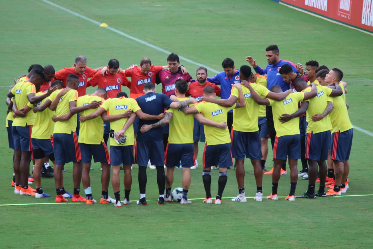 Selección Colombia, entrenamiento, Copa América 2019